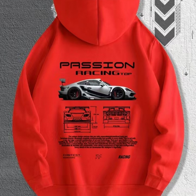 Fear Of God Essential - 2025Cross-border exclusive small car print hoodie