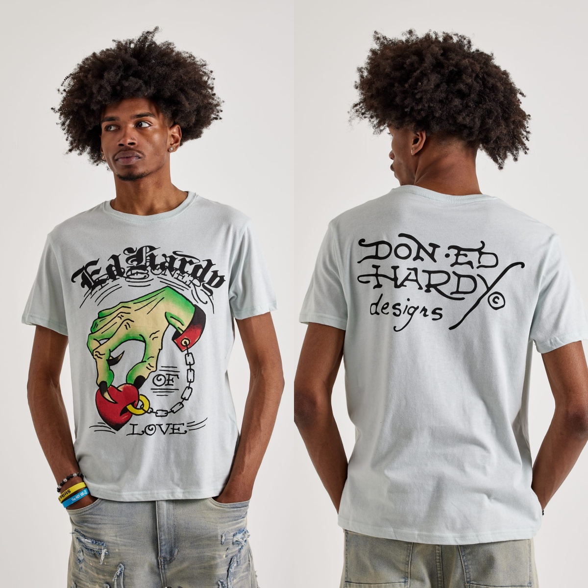 Streetwear Brand Heart - Heart Hand Ed Retro Tattoo Art
