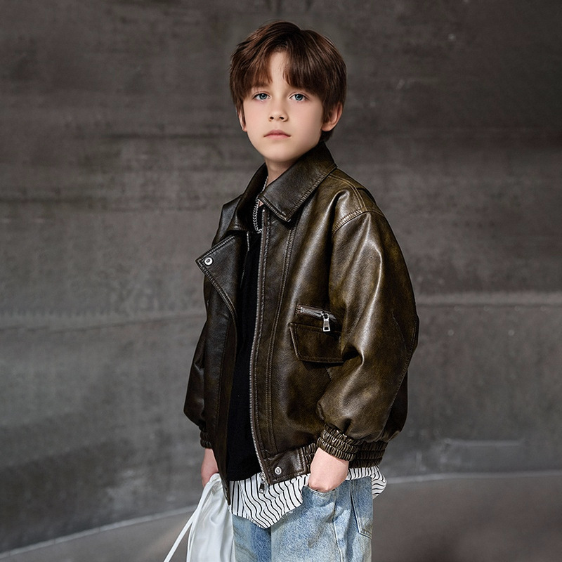 Boys Dark Green Waterproof Win - Streetwear Brand With A Logo 评论和价格