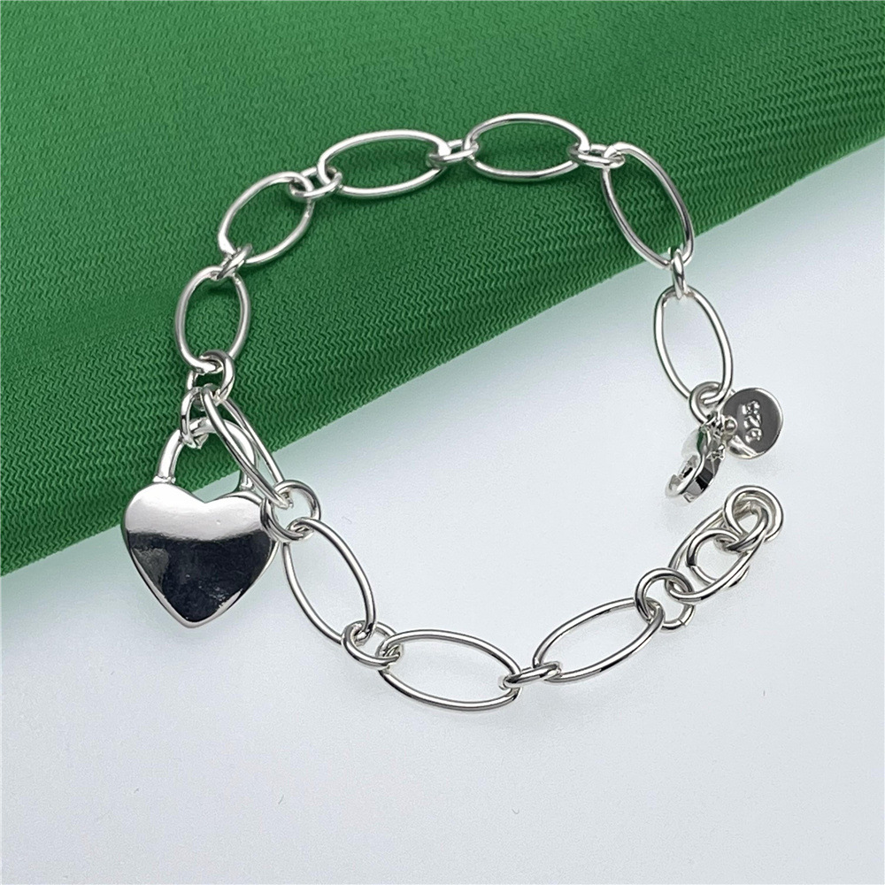 Popular Brands 925 sterling Si - Streetwear Brand Heart 评论和价格