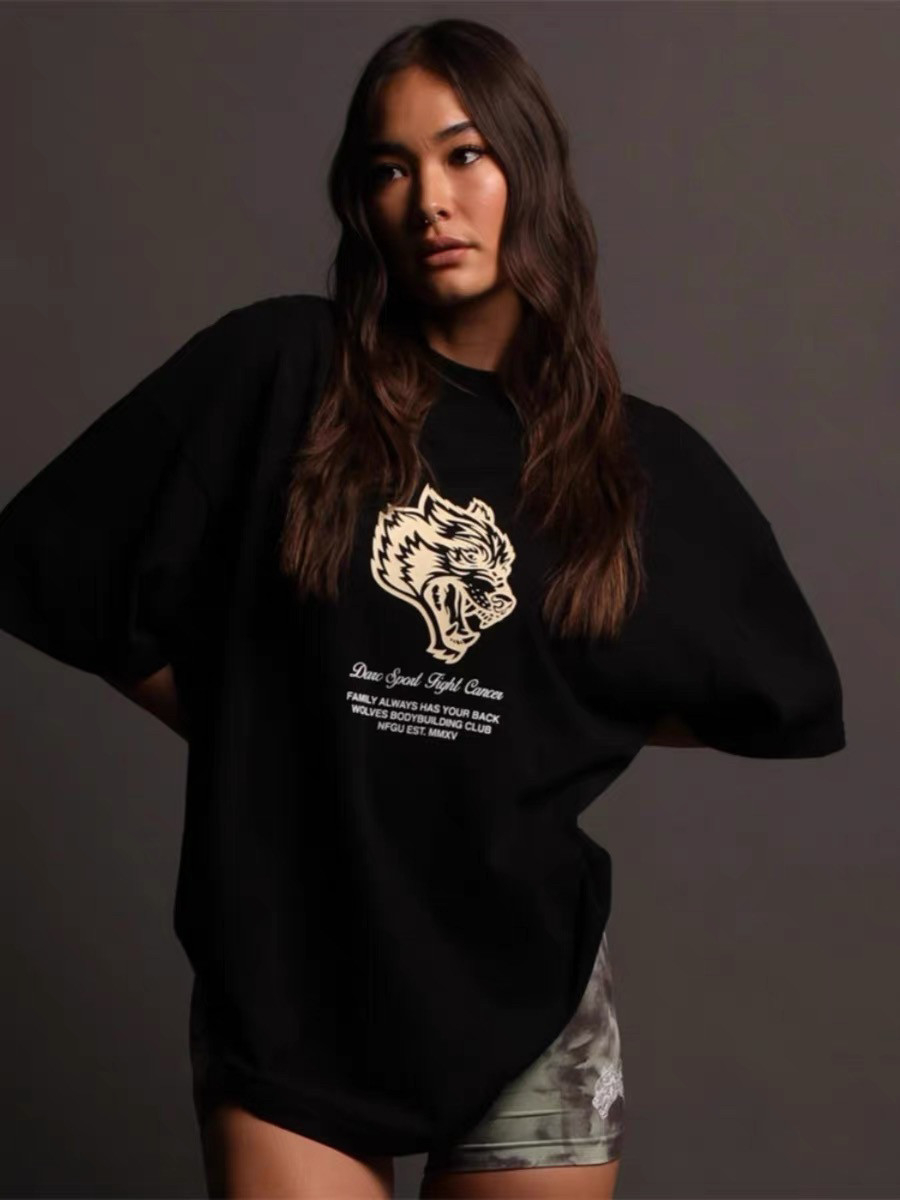 White Classic Wolf Head GYM Fi - Streetwear Gym Brand 评论和价格