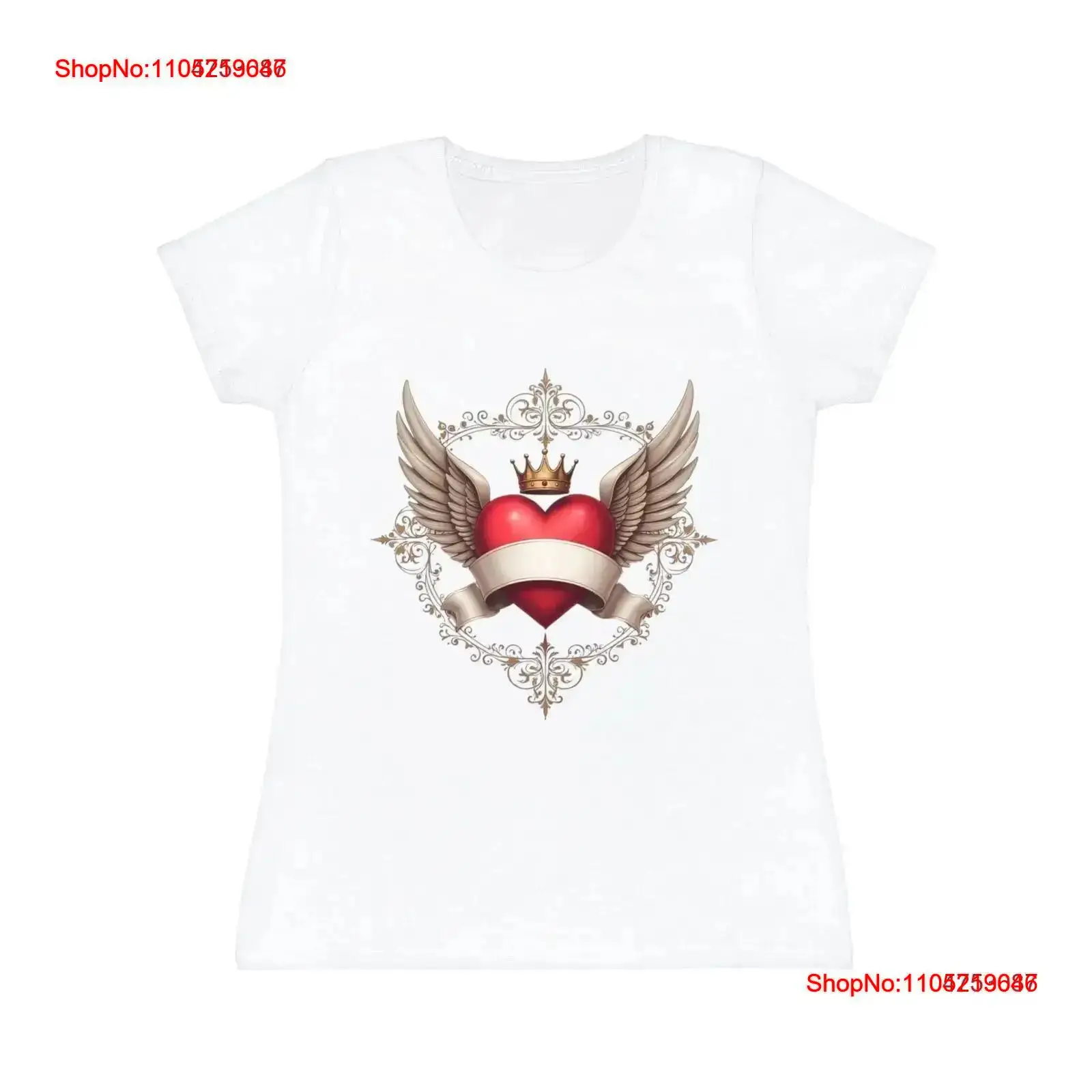 T Shirt for WOMEN heart and wi - Streetwear Brand Heart 评论和价格