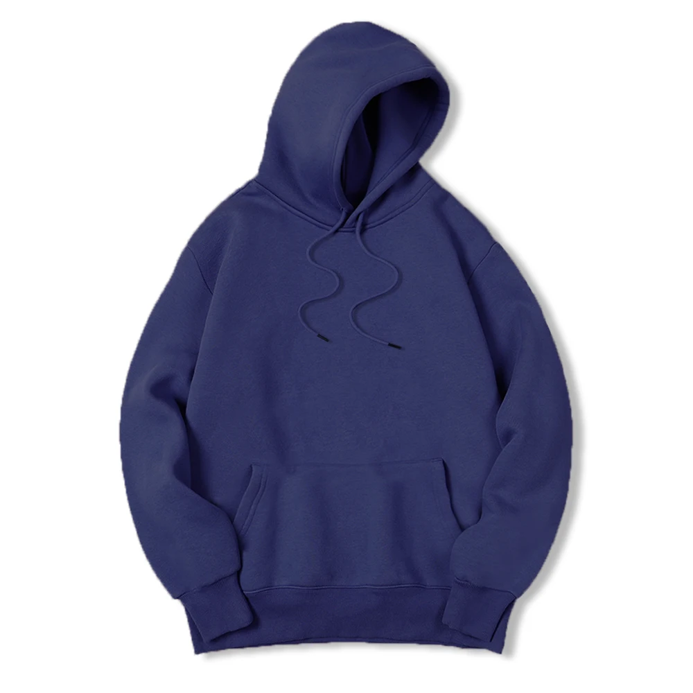 Men's Solid Color Hooded Sweat - Streetwear Brand Jersey 评论和价格