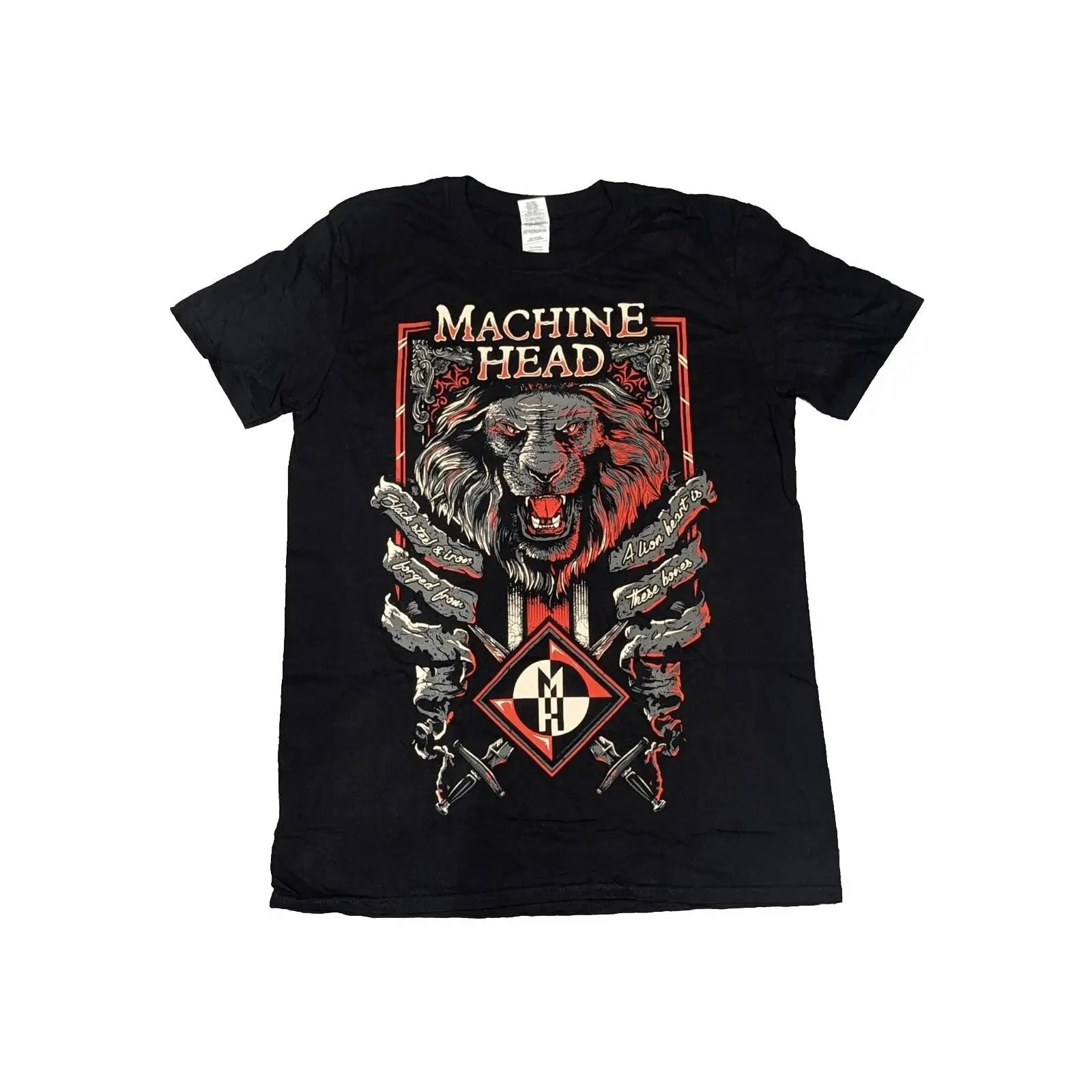 MACHINE HEAD Lion Heart T SHIR - Streetwear Brand Heart 评论和价格