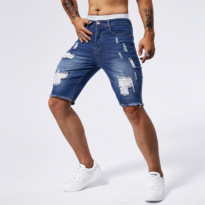 2025 Summer New Men's Ripped D - Streetwear Brand New 评论和价格