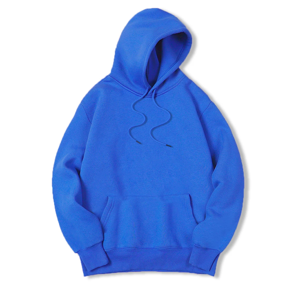Men's Solid Color Hooded Sweat - Streetwear Brand Jersey 评论和价格