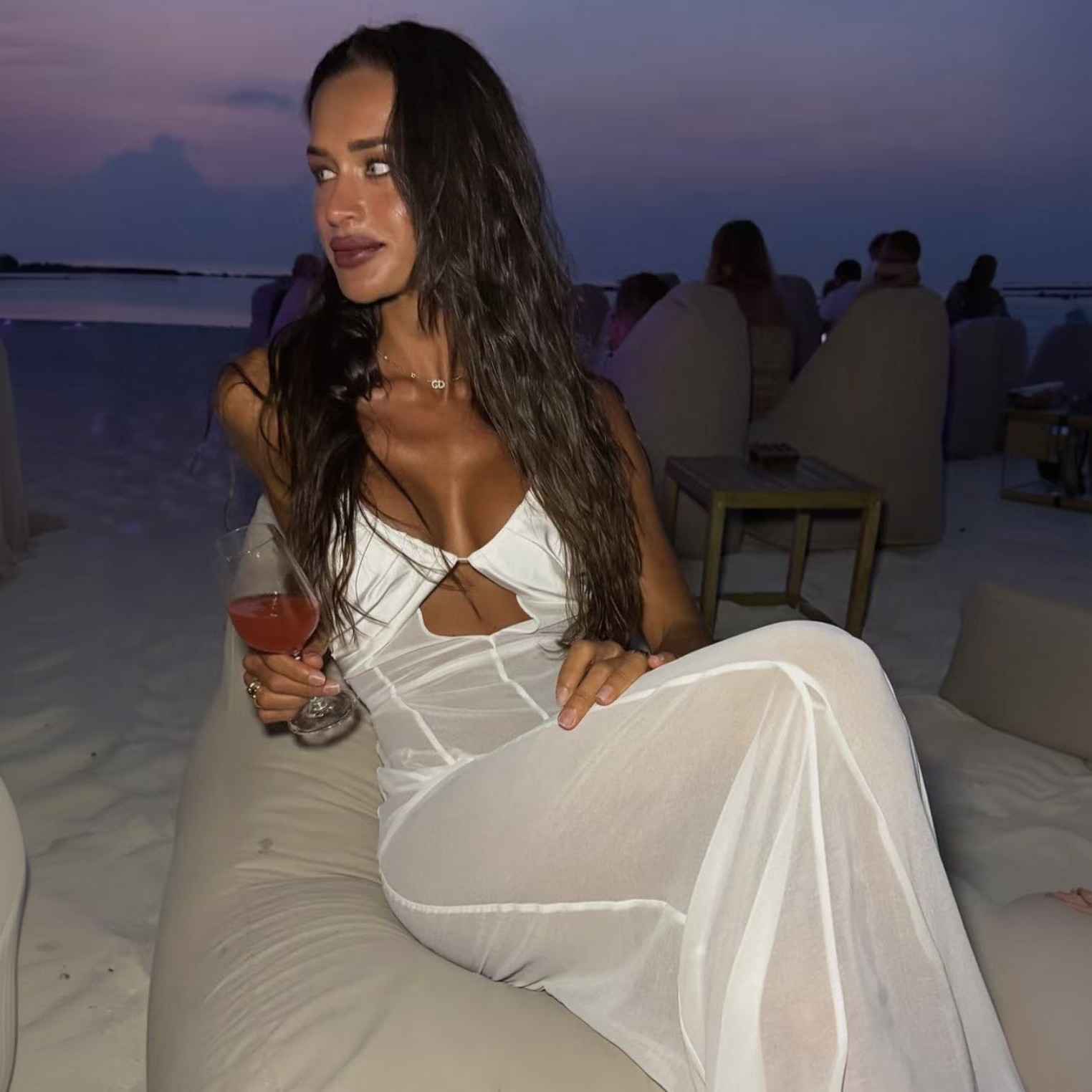 Sexy See Through Maxi Dress Wo - A Bathing Ape Camo 评论和价格