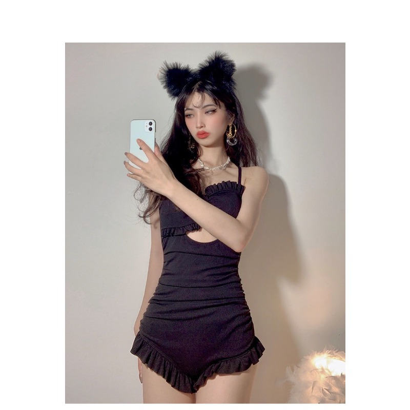 Women's Red Ruffled One-piece  - A Bathing Ape Camo 评论和价格