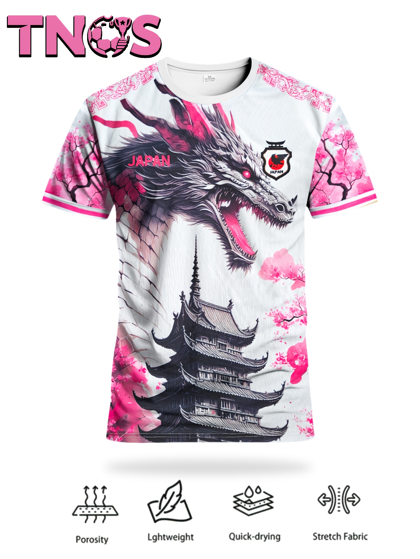 TNOS Sport Brand Japan Soccer  - Streetwear Brand Jersey 评论和价格