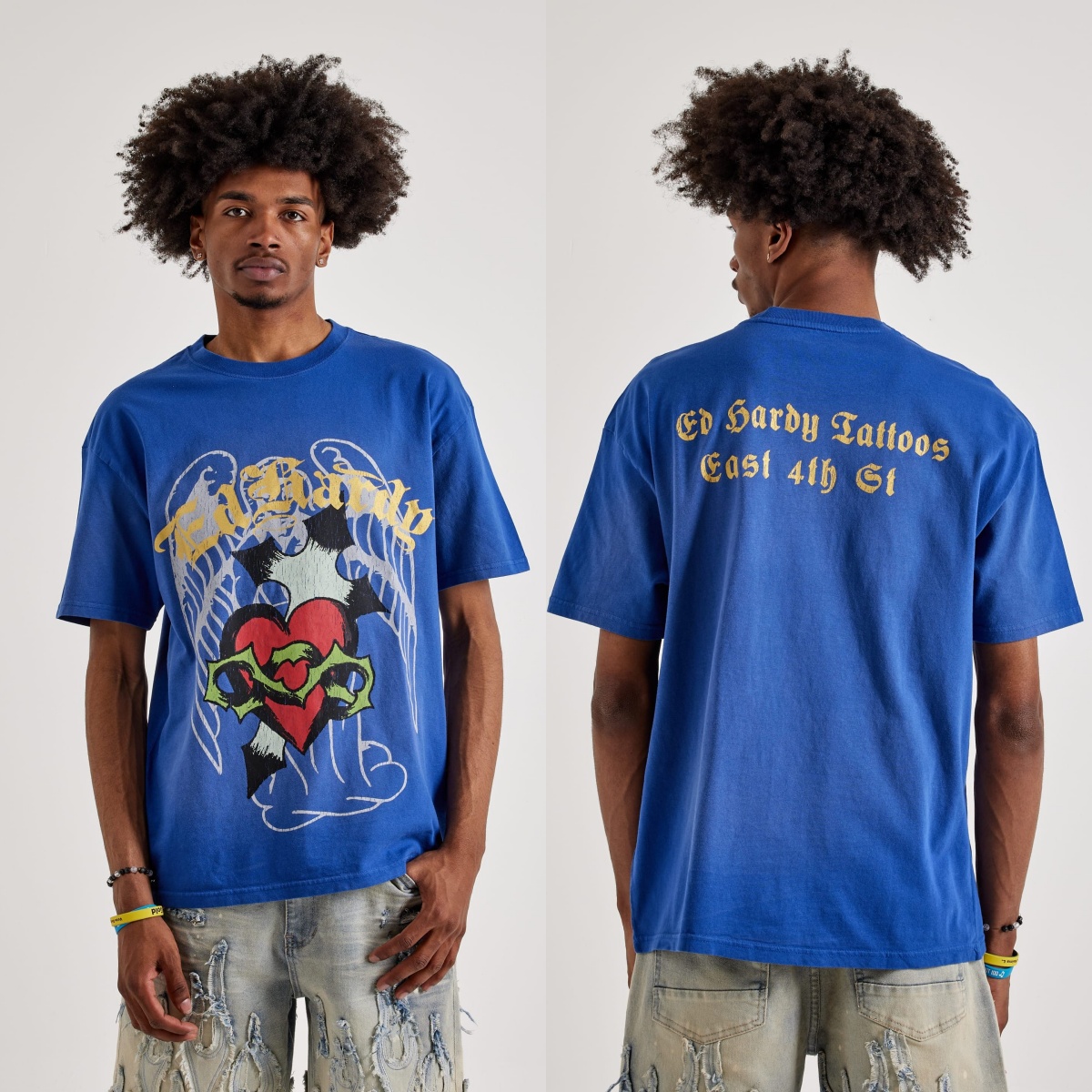 Sacred Heart Ed Retro Tattoo A - Streetwear Brand Heart 评论和价格