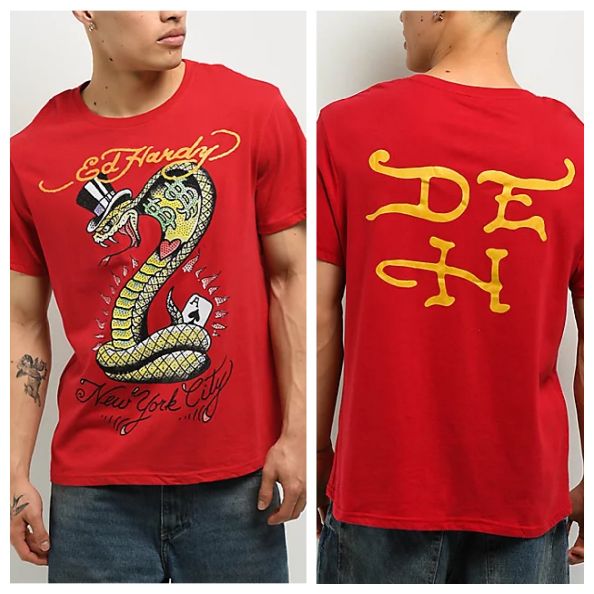 Cross Heart Ed Y2k Tattoo Art  - Streetwear Brand Heart 评论和价格
